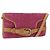 Céline Borsa a Spalla in Tela Macadam C di CELINE in Suede Rosa Oro Auth 178989A D'oro