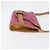 Céline Borsa a Spalla in Tela Macadam C di CELINE in Suede Rosa Oro Auth 178989A D'oro - vista 3