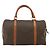 Céline Bolsa de mão em lona Macadam CELINE em couro PVC marrom e dourado Auth ka4217 - vista 2