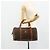 Céline Bolsa de mão em lona Macadam CELINE em couro PVC marrom e dourado Auth ka4217 - vista 23