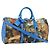 LOUIS VUITTON Collezione Masters Keepall Bandouliere 50 M43344 LV Auth 167273SM Blu