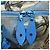 LOUIS VUITTON Collezione Masters Keepall Bandouliere 50 M43344 LV Auth 167273SM Blu - vista 24
