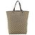 Borsa Tote GG Canvas Gucci Beige Argento 31242 Auth 178007 - vista 2