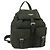 PRADA Backpack Nylon Khaki Silver Auth bs34477 Silvery