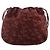 Borsa a Spalla Bottega Veneta Camoscio Bordeaux Oro Auth bs34964 D'oro Bordò - vista 13