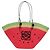 LOEWE Wassermelon Tote Bag Raffia 2-Wege Rot Auth 177162SAV - Ansicht 13