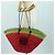 LOEWE Wassermelon Tote Bag Raffia 2-Wege Rot Auth 177162SAV - Ansicht 23
