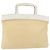 Miu Miu Handtasche aus Leder Beige Silber Authentisch bs34801