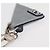 LOUIS VUITTON Monogram Satellite Portachiavi Charm Argento MP2217 LV Auth 167268M - vista 4