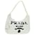 PRADA Borsa a Mano Pile Bianco Argento Auth 177111M