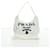 PRADA Borsa a Mano Pile Bianco Argento Auth 177111M - vista 12