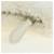 PRADA Borsa a Mano Pile Bianco Argento Auth 177111M - vista 22
