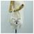 PRADA Borsa a Mano Pile Bianco Argento Auth 177111M - vista 26