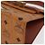 MCM Vicetos Logogram Borsa a Mano PVC Pelle Marrone Oro Auth 177665A D'oro - vista 12