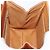 MCM Vicetos Logogram Borsa a Mano PVC Pelle Marrone Oro Auth 177665A D'oro - vista 22