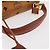 MCM Vicetos Logogram Borsa a Mano PVC Pelle Marrone Oro Auth 177665A D'oro - vista 8