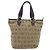 Bulgari Borsa Tote BVLGARI Logo Mania Canvas Beige Oro Viola Auth 177564A D'oro Porpora - vista 2