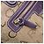 Bulgari Borsa Tote BVLGARI Logo Mania Canvas Beige Oro Viola Auth 177564A D'oro Porpora - vista 25