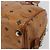 MCM Vicetos Logogram Borsa a Mano in Pelle PVC Marrone Oro Auth BA12357A D'oro - vista 12