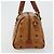 MCM Vicetos Logogram Borsa a Mano in Pelle PVC Marrone Oro Auth BA12357A D'oro - vista 5