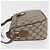 Borsa Sherry Line GG Supreme Web di GUCCI in PVC beige e oro 89 02 077 Auth 178937 D'oro - vista 5