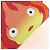 Hammock LOEWE - Bolsa Hamaca Calcifer Nugget de Cuero Naranja Auth am11499SM de Studio Ghibli Dorado - vista 24