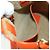 Hammock LOEWE - Bolsa Hamaca Calcifer Nugget de Cuero Naranja Auth am11499SM de Studio Ghibli Dorado - vista 28