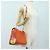 Hammock LOEWE - Bolsa Hamaca Calcifer Nugget de Cuero Naranja Auth am11499SM de Studio Ghibli Dorado - vista 29