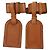 LOUIS VUITTON Powanie Namensschild Leder 10er Set Beige LV Auth 167218 - Ansicht 2