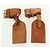 LOUIS VUITTON Powanie Namensschild Leder 10er Set Beige LV Auth 167218 - Ansicht 9