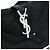 Borsa a Spalla in Nylon Nera Auth 178069SAM di SAINT LAURENT Nero - vista 14