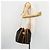 Saint Laurent Borsa a Spalla PVC Nera Oro Auth 178070 Nero D'oro - vista 21