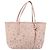 Jimmy Choo Borsa Tote in Pelle Rosa Argento Auth BA12429A - vista 13