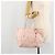 Jimmy Choo Borsa Tote in Pelle Rosa Argento Auth BA12429A - vista 22