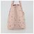 Jimmy Choo Borsa Tote in Pelle Rosa Argento Auth BA12429A - vista 3