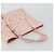 Jimmy Choo Borsa Tote in Pelle Rosa Argento Auth BA12429A - vista 6