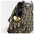 Borsa a mano in tela Trotter Christian Dior blu navy oro Auth 178015 D'oro - vista 15