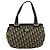 Borsa a mano in tela Trotter Christian Dior blu navy oro Auth 178015 D'oro - vista 2