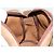 LOEWE Borsa a Spalla Anagram Suede Oro Beige Auth 178167 D'oro - vista 12