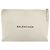 Clutch BAG BALENCIAGA in pelle bianca e argento 485110 Auth BA12446 Bianco - vista 13