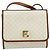 Céline Borsa a spalla in tela Macadam CELINE in pelle PVC bianca e oro Auth 177197 Bianco D'oro - vista 2