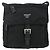 PRADA Schultertasche Nylon Schwarz Silber Authentisch 176211 - Ansicht 13