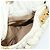 Borsa a Spalla Miu Miu Matelassé in Pelle Bianca e Oro Auth 178993 Bianco D'oro - vista 24