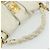 Borsa a Spalla Miu Miu Matelassé in Pelle Bianca e Oro Auth 178993 Bianco D'oro - vista 7