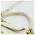 Borsa a Spalla Miu Miu Matelassé in Pelle Bianca e Oro Auth 178993 Bianco D'oro - vista 8