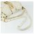 Borsa a Spalla Miu Miu Matelassé in Pelle Bianca e Oro Auth 178993 Bianco D'oro - vista 9