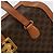 Céline Borsa a mano in tela Macadam CELINE in pelle PVC marrone oro Auth 178576A D'oro - vista 17