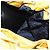 Borsa a Spalla PRADA in Nylon Giallo Argento Autentica bs34799A - vista 24