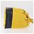 Borsa a Spalla PRADA in Nylon Giallo Argento Autentica bs34799A - vista 3