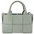 BAG ARCOMINI MAXI INTRECCIATO 2 IN 1 BOTTEGA VENETA VERDE PASTEL Auth ka4195A - vista 2